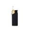 Mini Briquet Caoutchouc Noir et Or - Prof